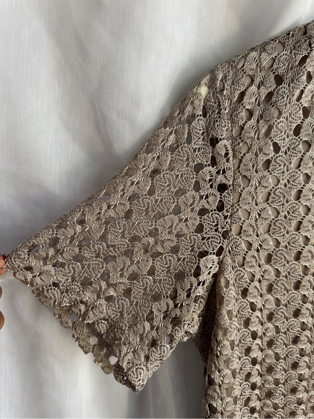 Alison Daley Lace Overlay Blouse - Picture 2 of 3